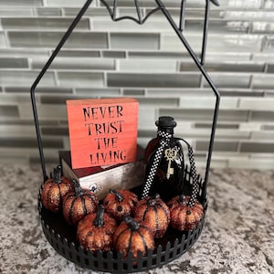 Beetlejuice inspired Never trust the living|Halloween movie party Decor|Beetlejuice inspired party decor|Halloween Party|betelgeuse inspired