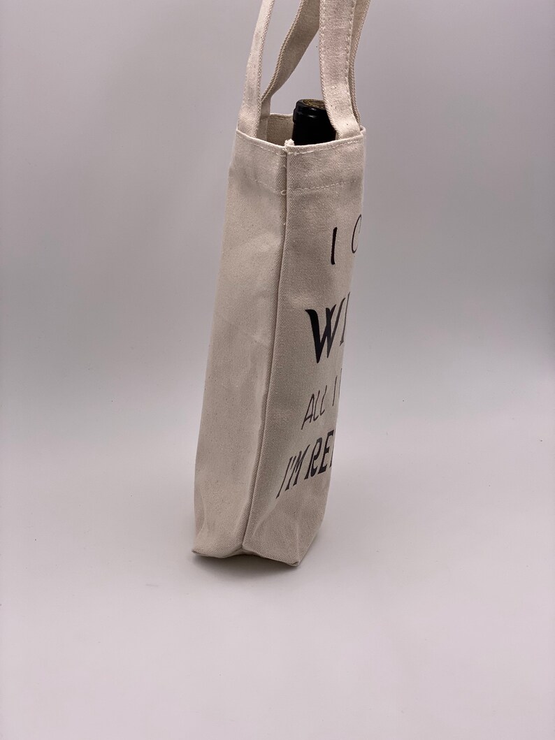 Retirement Gift Retirement Wine Bag Wine Gift Wine Tote Etsy