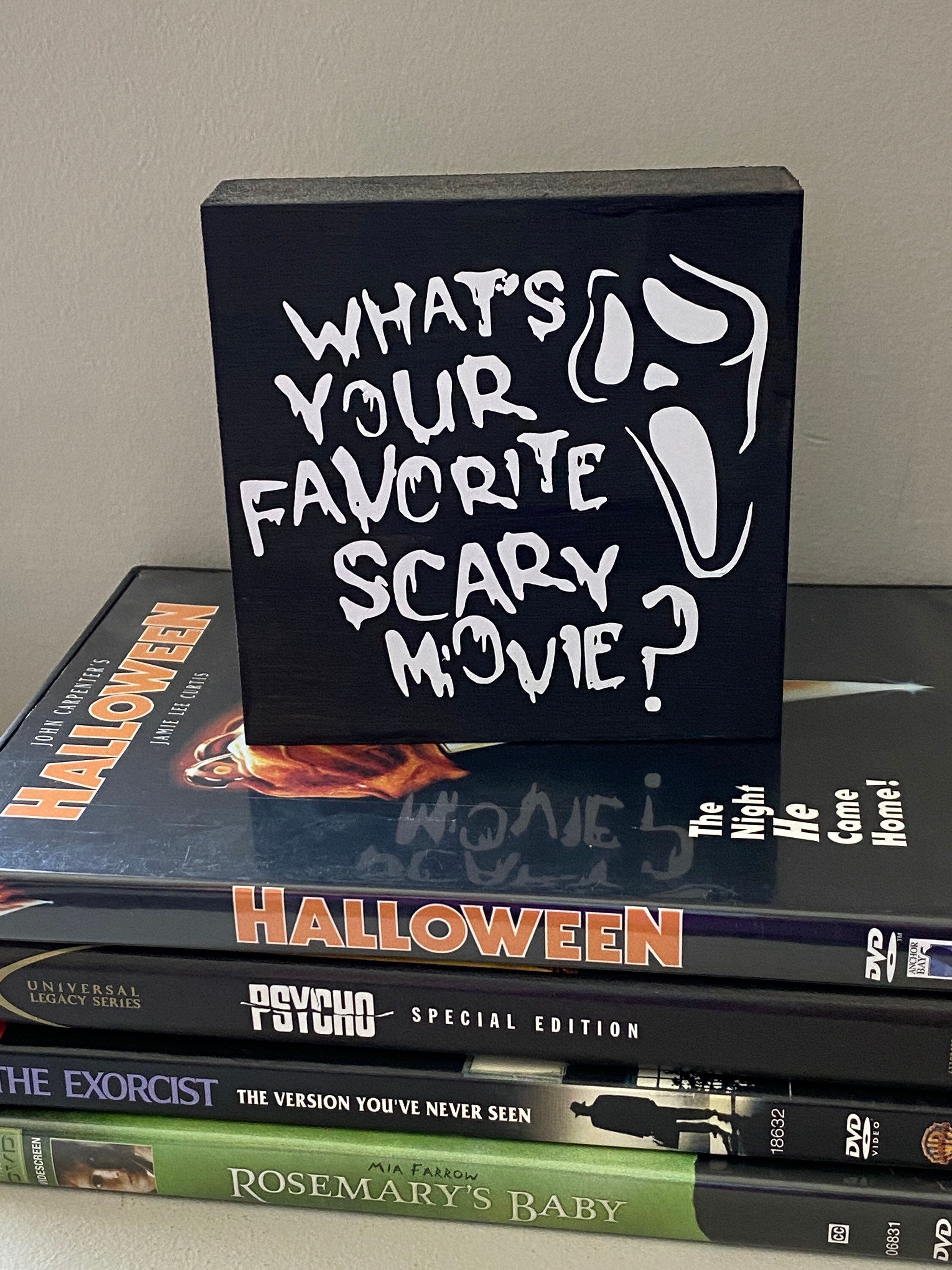 Scary Movie Decorscream Inspiredhorror Movie Decorhalloween Etsy