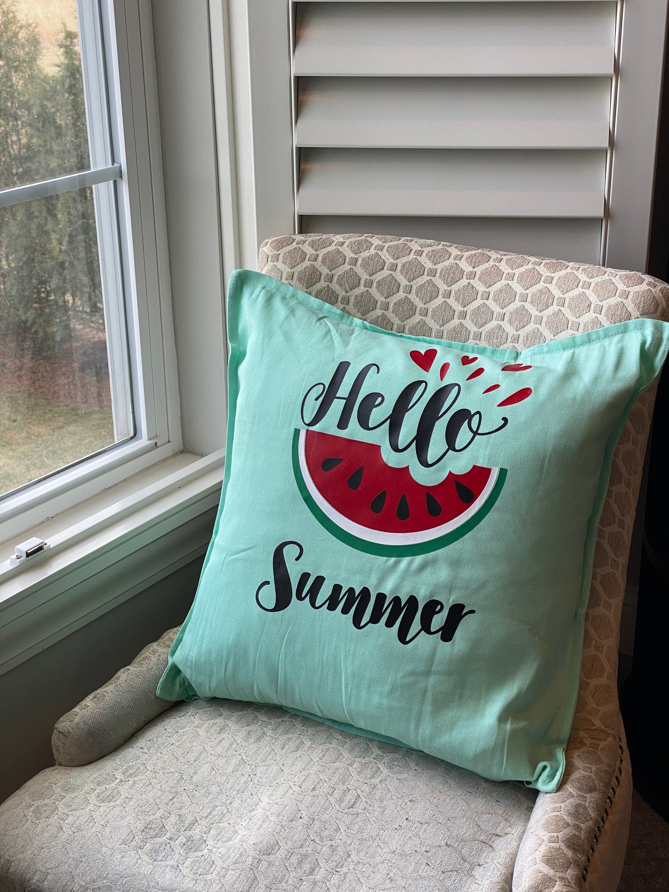 Summer Throw Pillow Outdoor Pillow Patio Decor Gift for Etsy Norway