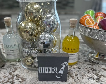 Cheers Sign|Party Decor|New Year's Decor|Milestone Birthday Decor|30th, 40th, 50th Birthday Party Decor|Cheers to the New Year|Wedding Decor