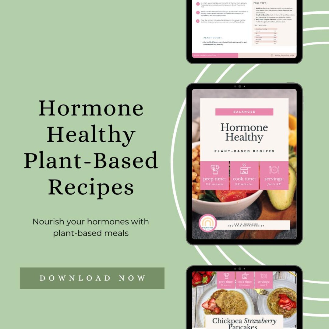 Hormone Healthy 7 Day Plant-based Meal Plan - Etsy