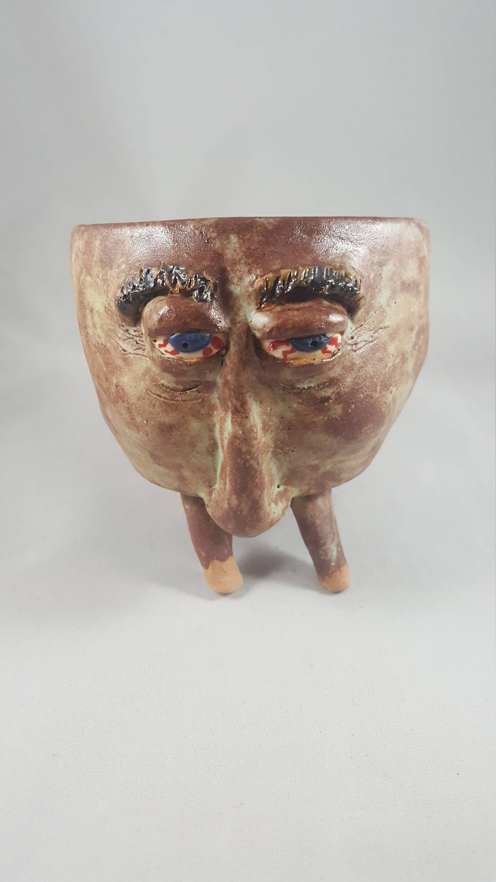 Face Pots Jugs Face Jug Ceramic Face Pot Funny Face Pot Etsy