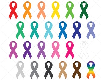 Awareness Ribbons, Clip Art, Cancer Survivor, Hospital Fundraiser, Breast Cancer, Graphic Design, Prostate Cancer, Leukemia Research