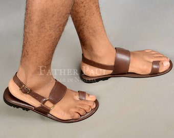 Men Toe Ring Sandals Etsy