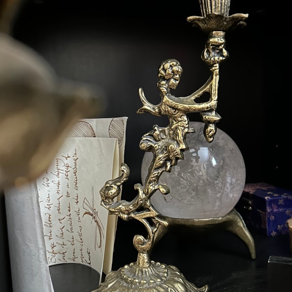 Winged Candlesticks Etsy