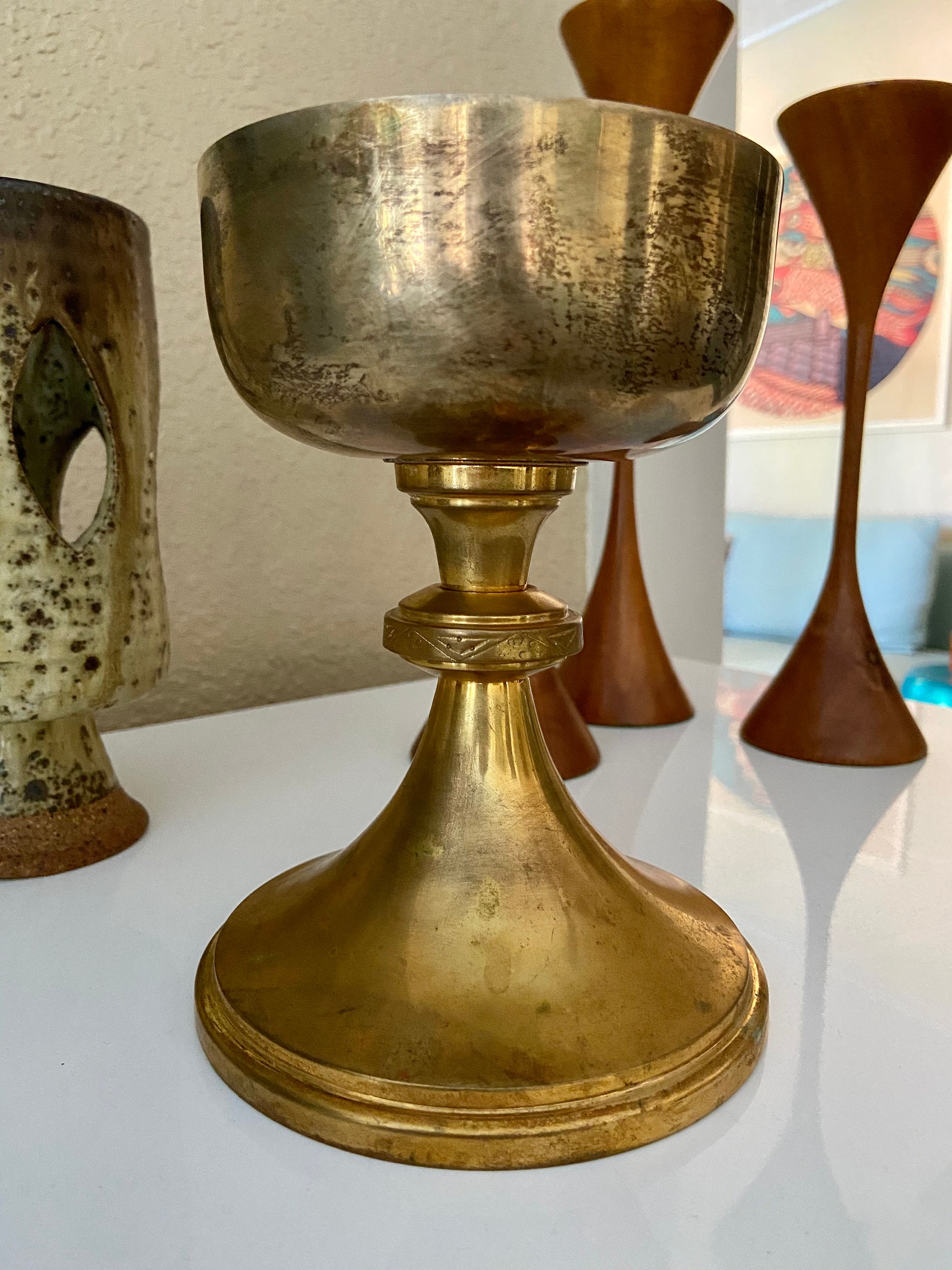 Vintage Sterling Ritual Chalice Church LARP Pagan Altar Wicca Etsy