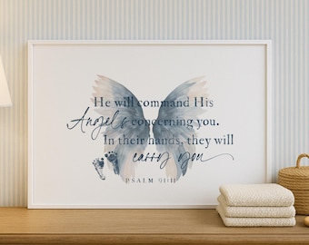 Angels | Infant Loss Remembrance | Child | Sympathy Gift | Inspirational Home Decor | Boy