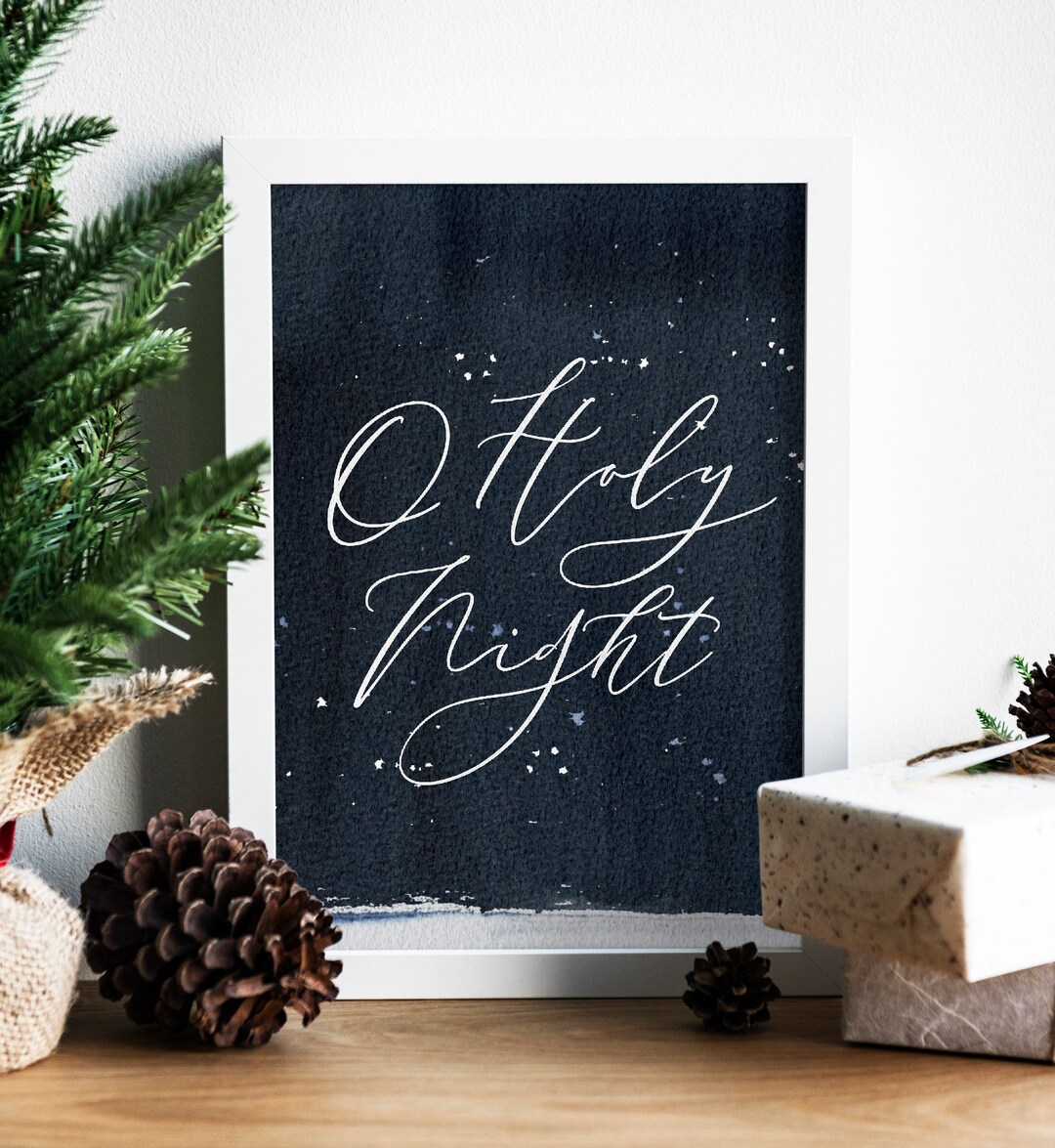 O Holy Night Free Printable - The Turquoise Home