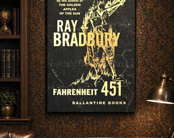 Vintage Book Cover Canvas Print | Classic Novel | Book Lover Gift | Wall Decor | Eclectic Style | Fitzgerald | Gatsby | C.S. Lewis