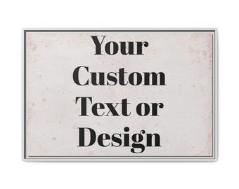 Custom Text Wall Art Matte Canvas Framed | Personalized Typography Print | Custom Sign | Housewarming Gift | Graduation Gift | Wedding Gift
