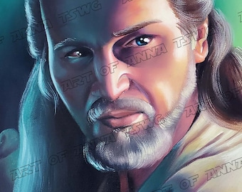 Qui Gon Art Print