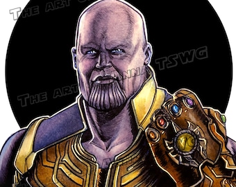 Thanos Art Print