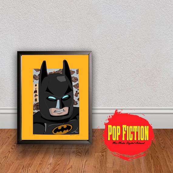 The Lego Batman Movie Original Artwork Canvas & Prints. - Etsy Israel