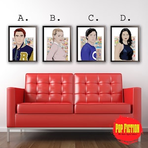 Riverdale Original Artwork Canvas & Prints. Comics, Book, Collectible. Digital Mix-Media Art. Pop Culture.