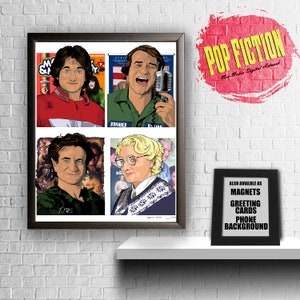 Robin Williams, Mork und Mindy, Guten Morgen Vietnam, Haken, Frau Doubtfire, Original Kunstwerk Leinwand & Drucke.