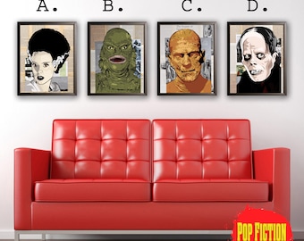 Classic Horrror,Monsters,Universal Sutdios,The Bride of Frankenstein,The Creature from the Black Lagoon, The Mummy, The Phantom of the Opera