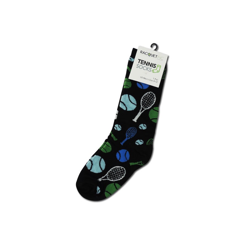 Men's Tennis Dress Socks Novelty Tennis Socks Racquet Etsy