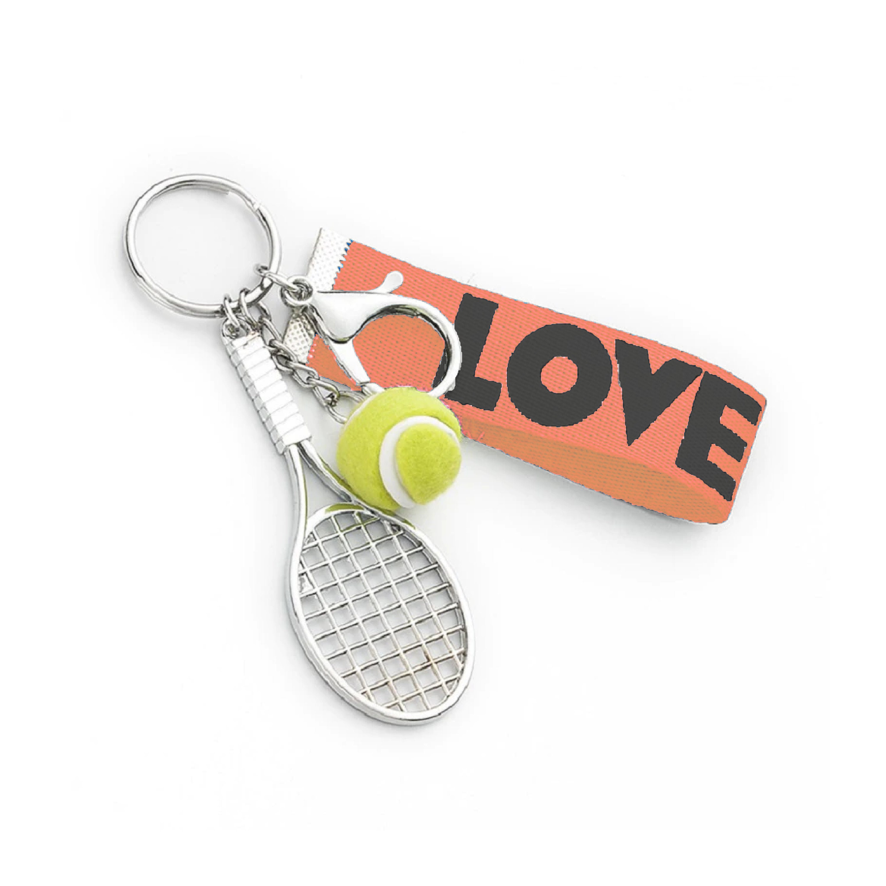 Tennis racquet hotsell keychain