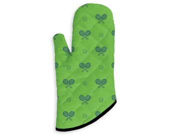 Tennis Oven Mitt - Grass Court Green