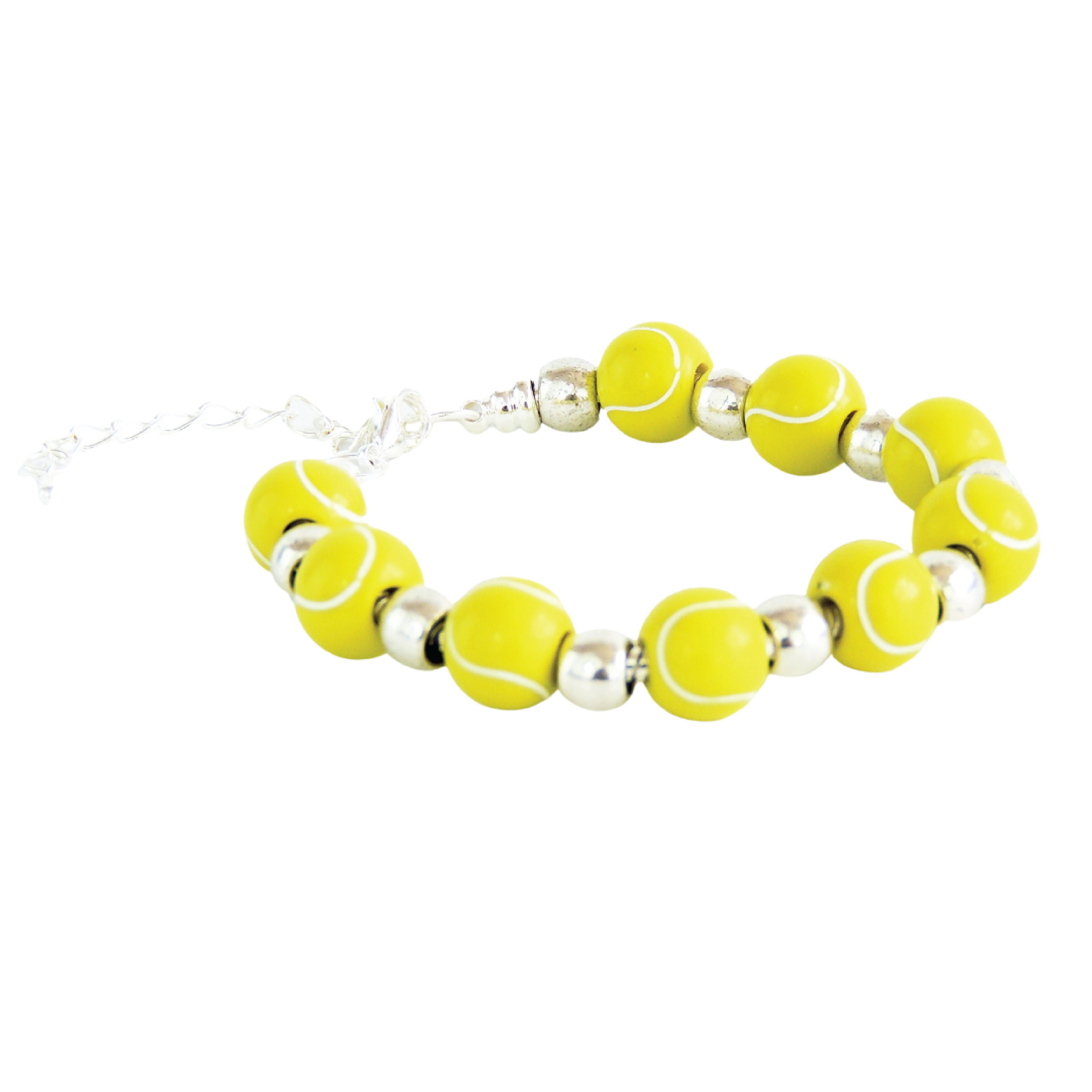 Tennis Ball Bracelet / Tennis Ball Jewelry / Tennis Ball Gift - Etsy