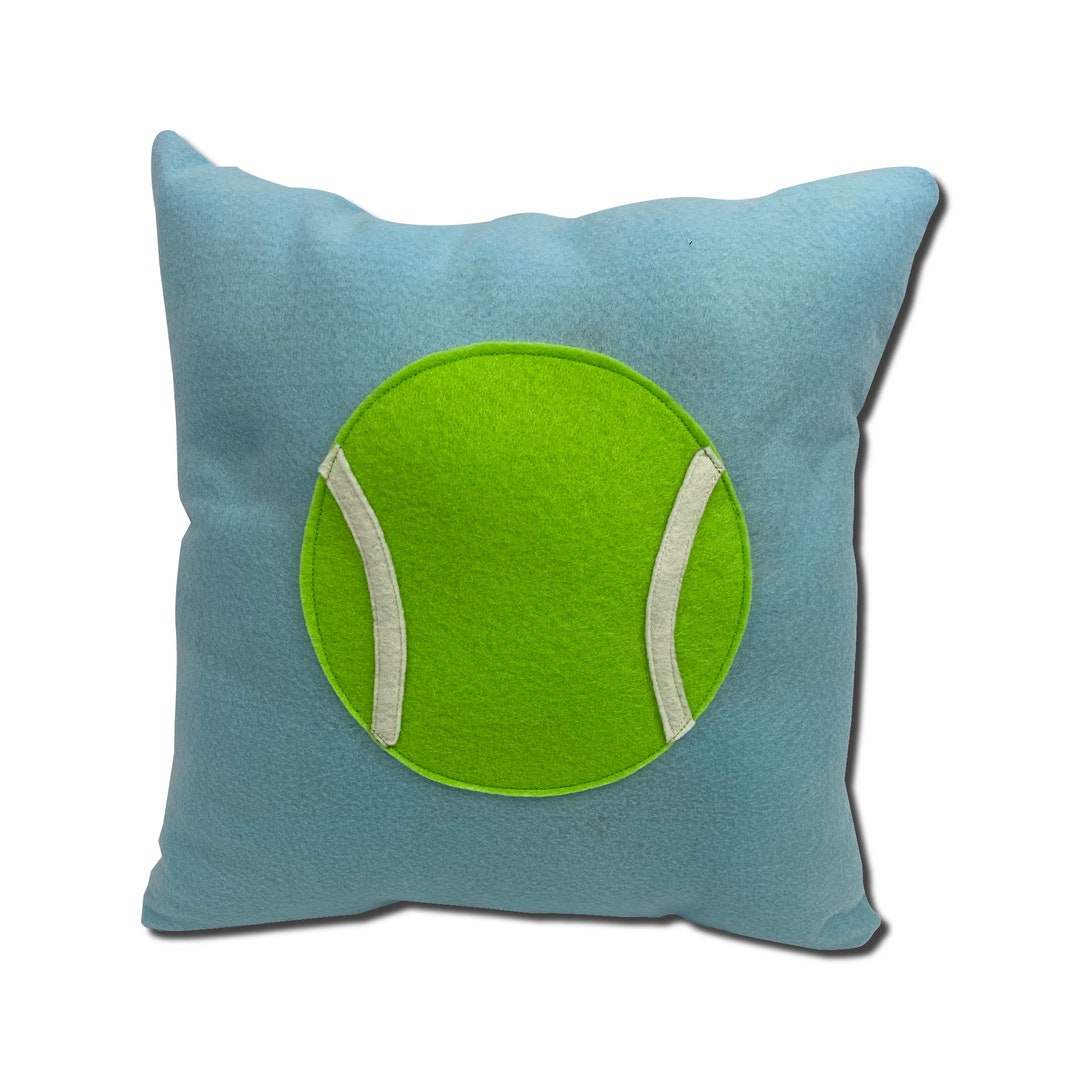 Tennis Ball Decorative Pillow Sky Blue - Etsy