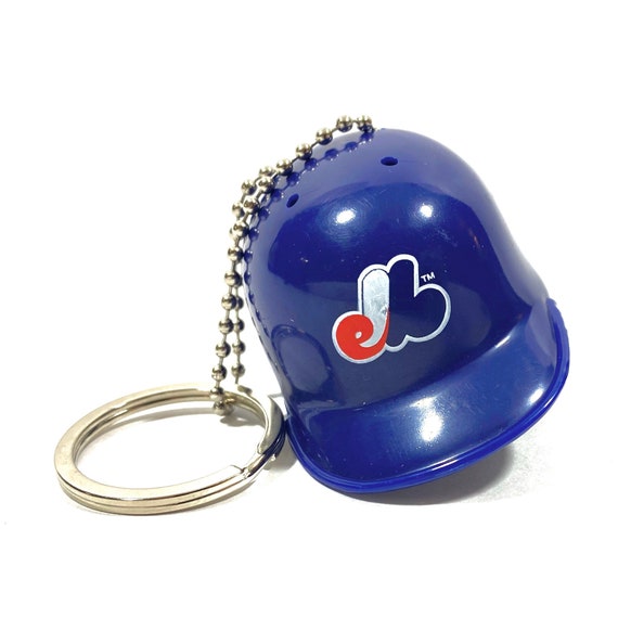 Montreal Expos Mini Batting Helmet Keychain
