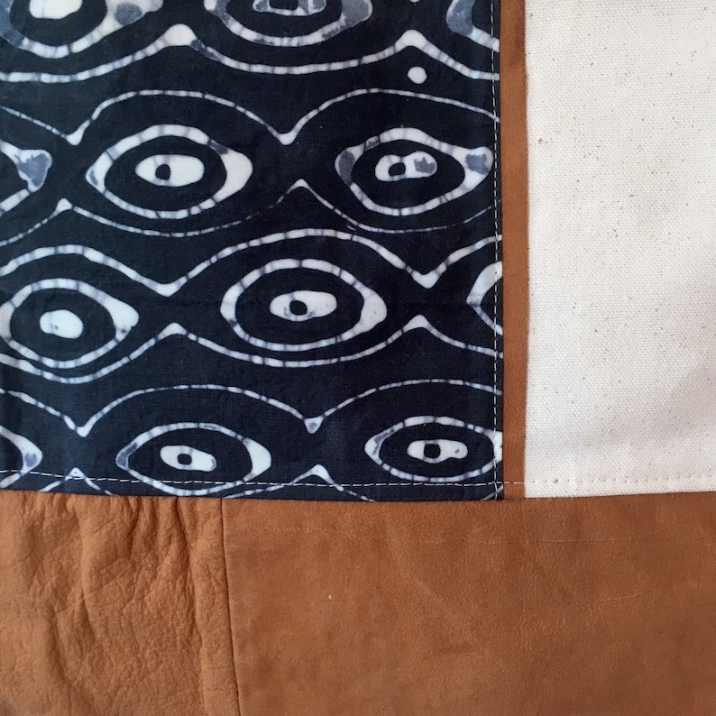 Sri Totebag Batik Bag Work Tote Lightweight Tote Leather Tote Travel Tote Work Bag Canvas Bag Large Purse Repurposed Leather Bag,