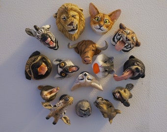 Funny Animal Face Magnets-PART A