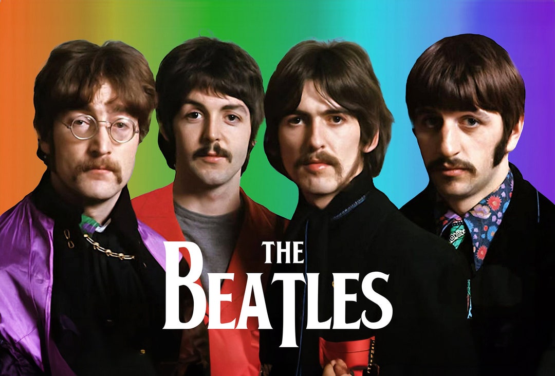 The Beatles, Abbey Road Era 1969. Print Digitally Colourised and ...