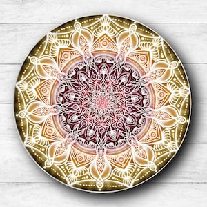 Glowing Mandala Sticker