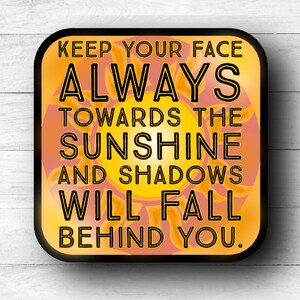 Sunshine Quote Sticker