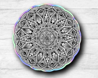 Mandala Holographic Sticker