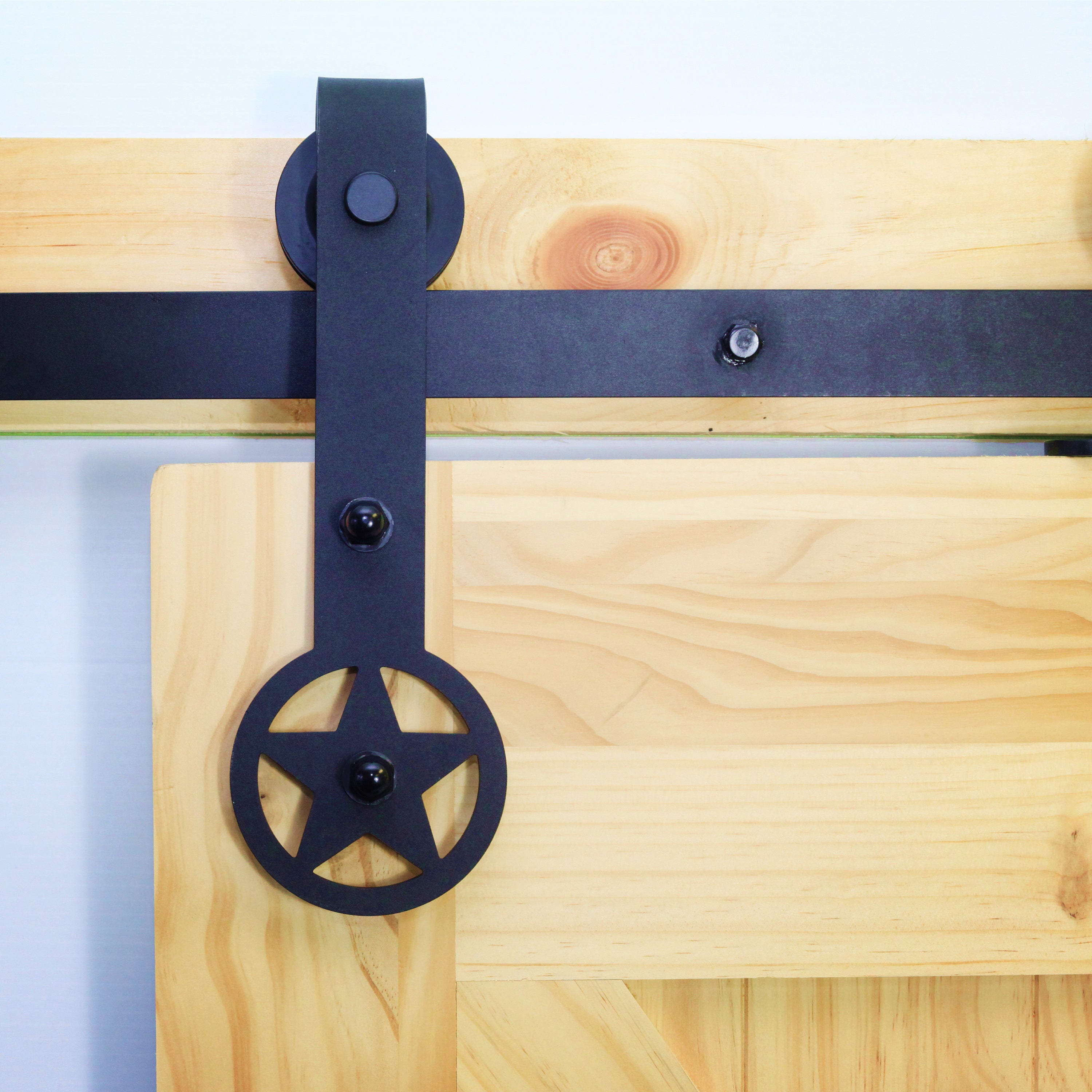 Star Design Barn Door Hardware/sliding Door Kit 5ft,6ft,6.6ft 7.5ft 8ft