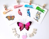 BILINGUAL SPANISH Positive Affirmation Cards | Self-Love Activity | Montessori Printable | Watercolor Paintings | Valentine's Day Printable