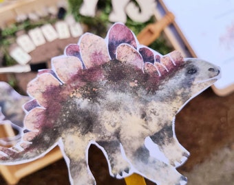 Dinosaur Fossils Bilingual Spanish | Paleontology | Montessori Printable | Science Homeschool | Dino Sensory Bin | Watercolor Dinosaurs TRex