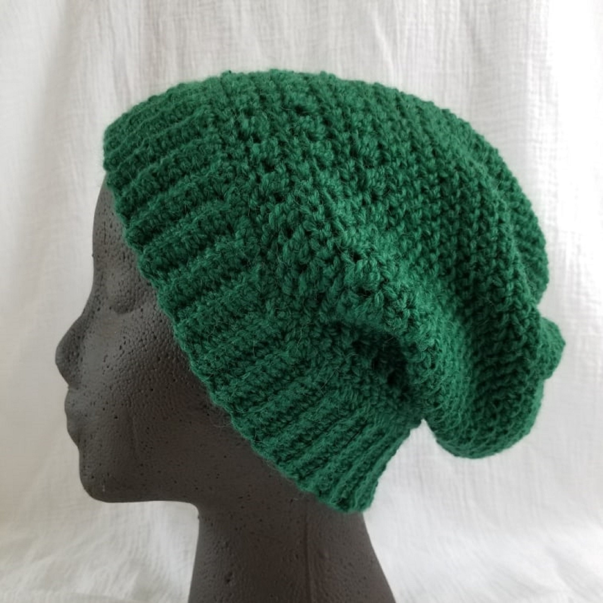 hunter green beanie