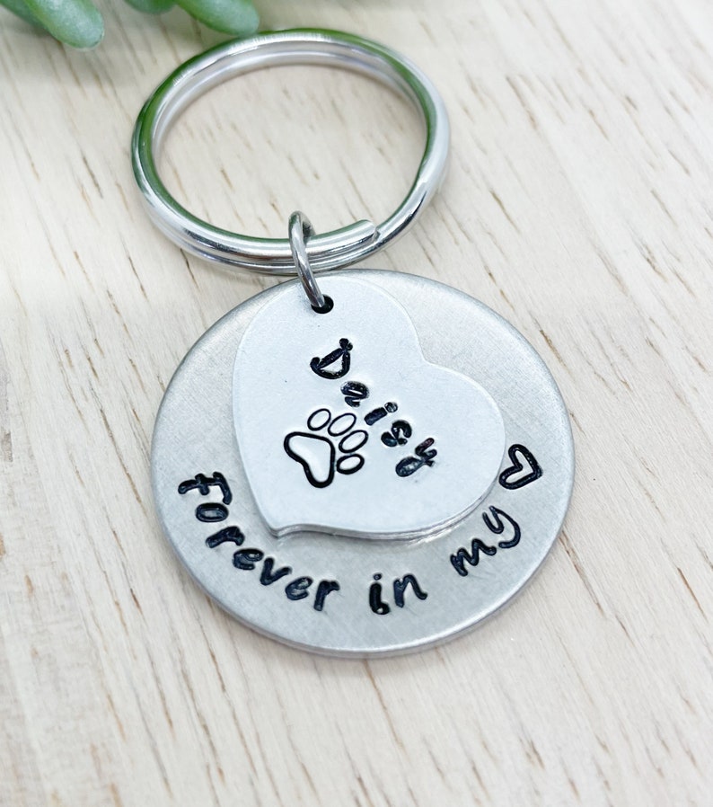 Pet Memorial Keychains Pet Memorial Gifts Remembrance of Etsy