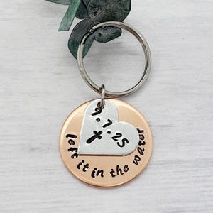 Getauft in Christus Schlüsselbund, Taufgeschenk, Taufgeschenk für Erwachsene, Männer Taufe Schlüsselbund, religiöser Schmuck, christliche Schlüsselanhänger, religiöse Geschenke Bild 3