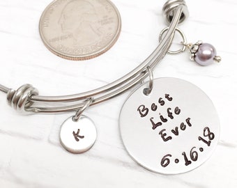 Best Life Ever bracelet, JW, JW bracelets, baptism bracelets, baptism gifts, religious jewelry, woman baptism bracelets, Christian bracelet