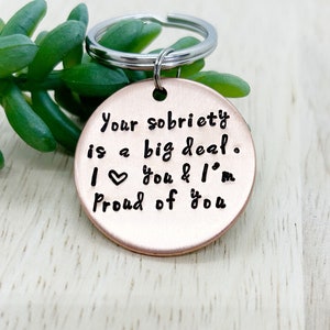 Sobriety gift, sobriety gift for men, sobriety keychain, sobriety chips, medallion, sober gifts, recovery gifts, sobriety coin, as coins