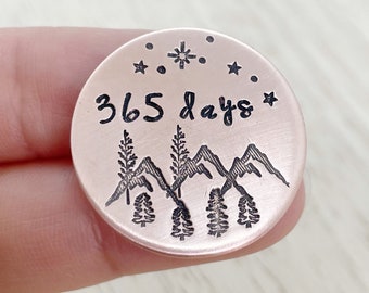 Ficha de sobriedad, ficha sobria, sobriedad, fichas de sobriedad, llavero de sobriedad, chip aa, medallón, regalos sobrios, regalos de recuperación, 365 días, sobria