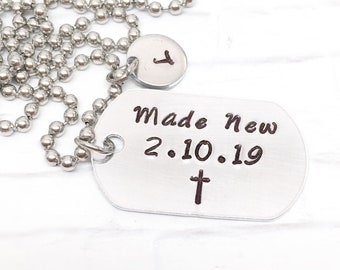 Make new necklaces, baptism necklaces, baptism, men baptism necklaces, teen baptism necklaces, adult baptism gift, man baptism, baptism gift