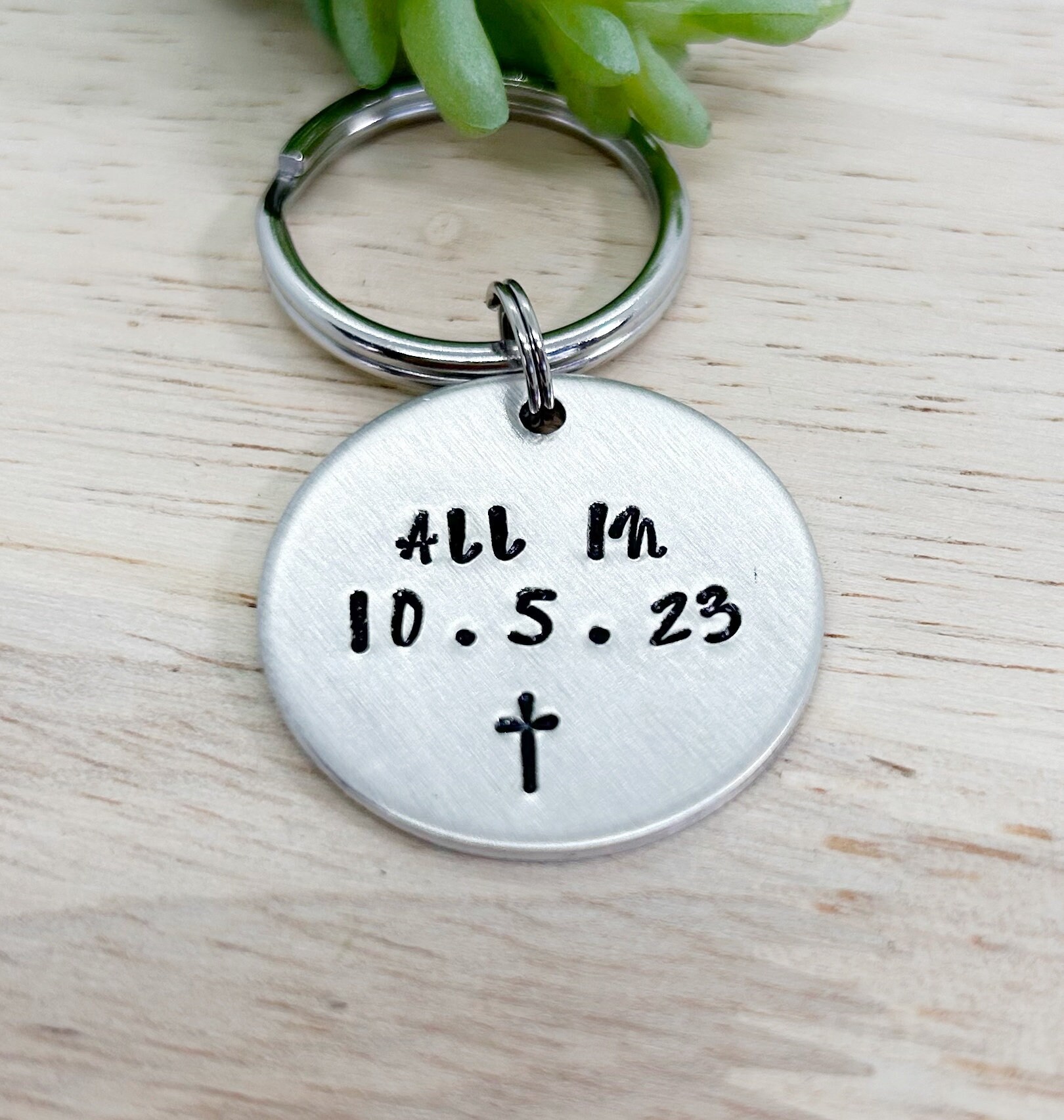 HUTIMY Baptismal Gifts For Adults Keychain Women Teenagers