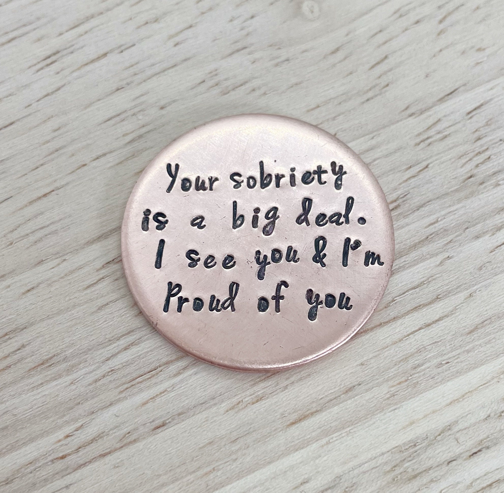 Sobriety Giftsobriety Chips Recovery Sobriety Keychain Aa - Etsy