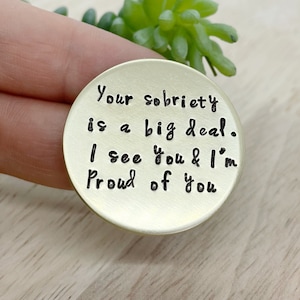 Sobriety gift, sobriety gift for men, sobriety keychain, sobriety chips, medallion, sober gifts, recovery gifts, sobriety coin, as coins