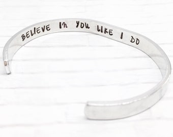 Inspirational bracelets, inspirational, believe in you like I do bracelet, girl graduation bracelet, class of 2022, college graduation gift