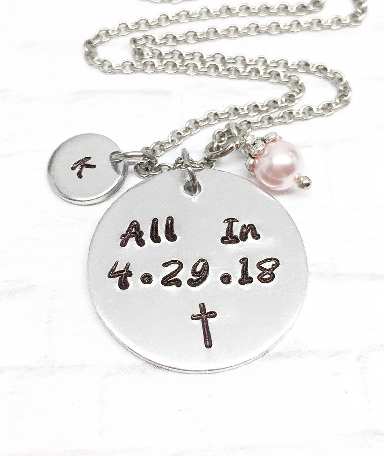 All in Necklaces Baptized JW Baptism Necklaces Best Life Etsy