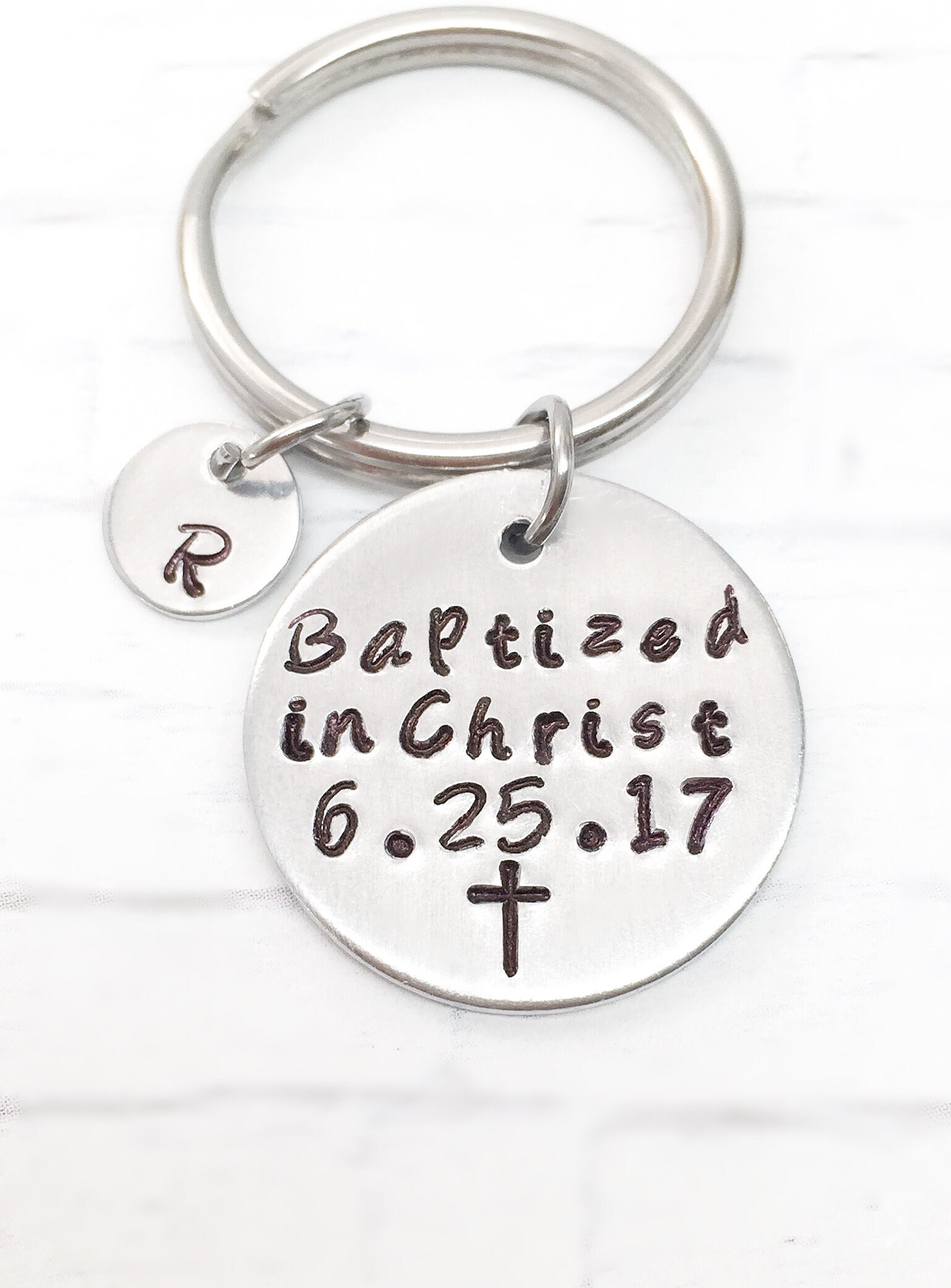 Adult Baptism Gifts Baptized in Christ Baptism Keychain Etsy