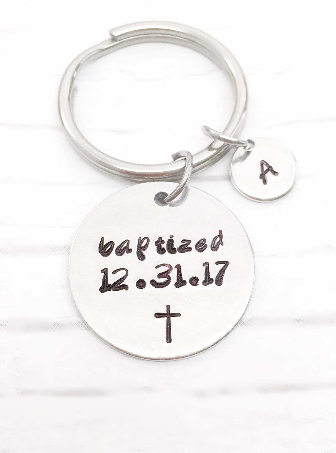 Baptized Keychains Baptism Baptism Gifts Baptism Keychain Etsy
